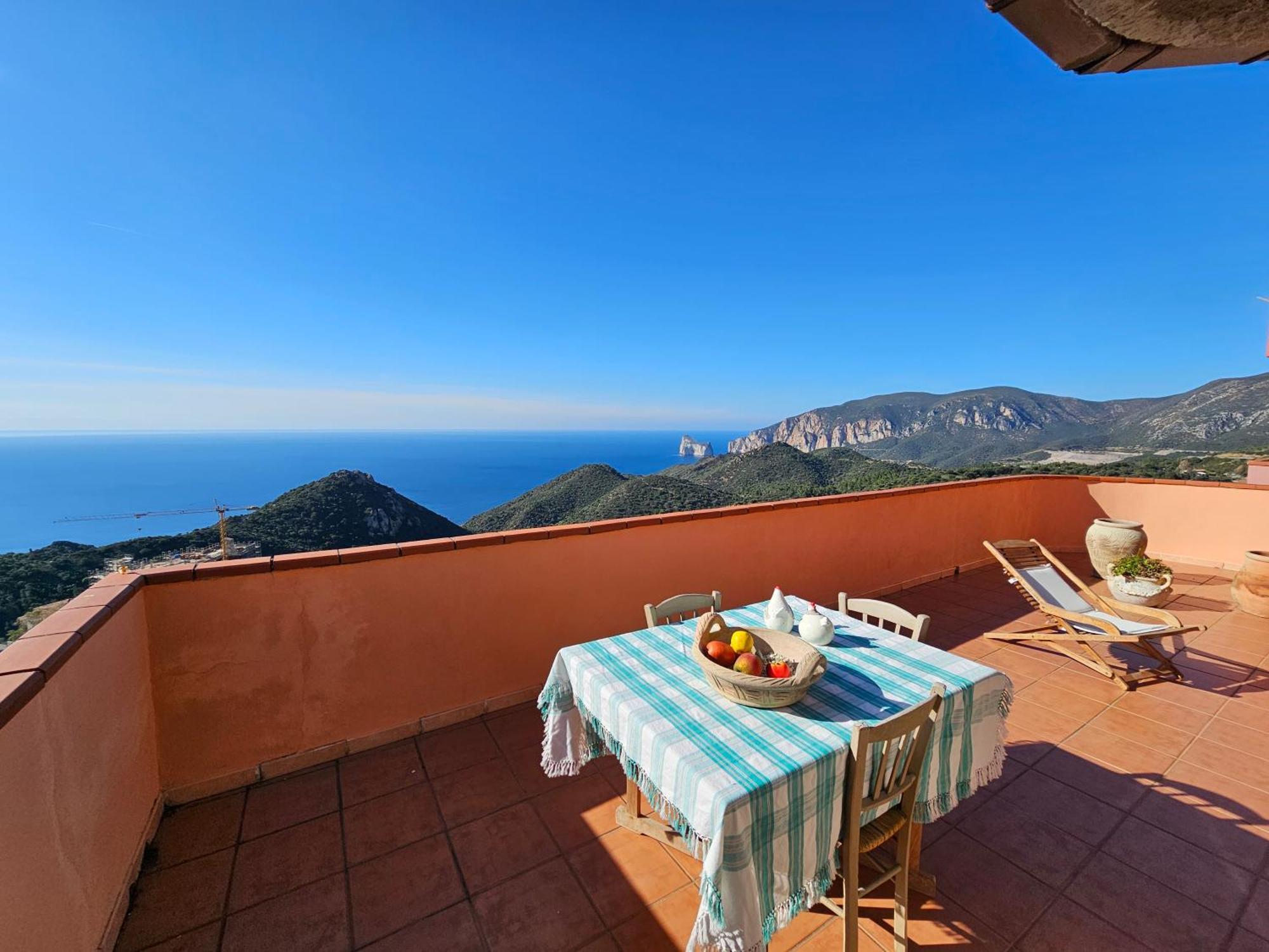 Casa Con Magnifica Vista Mare Villa Nebida Exterior photo